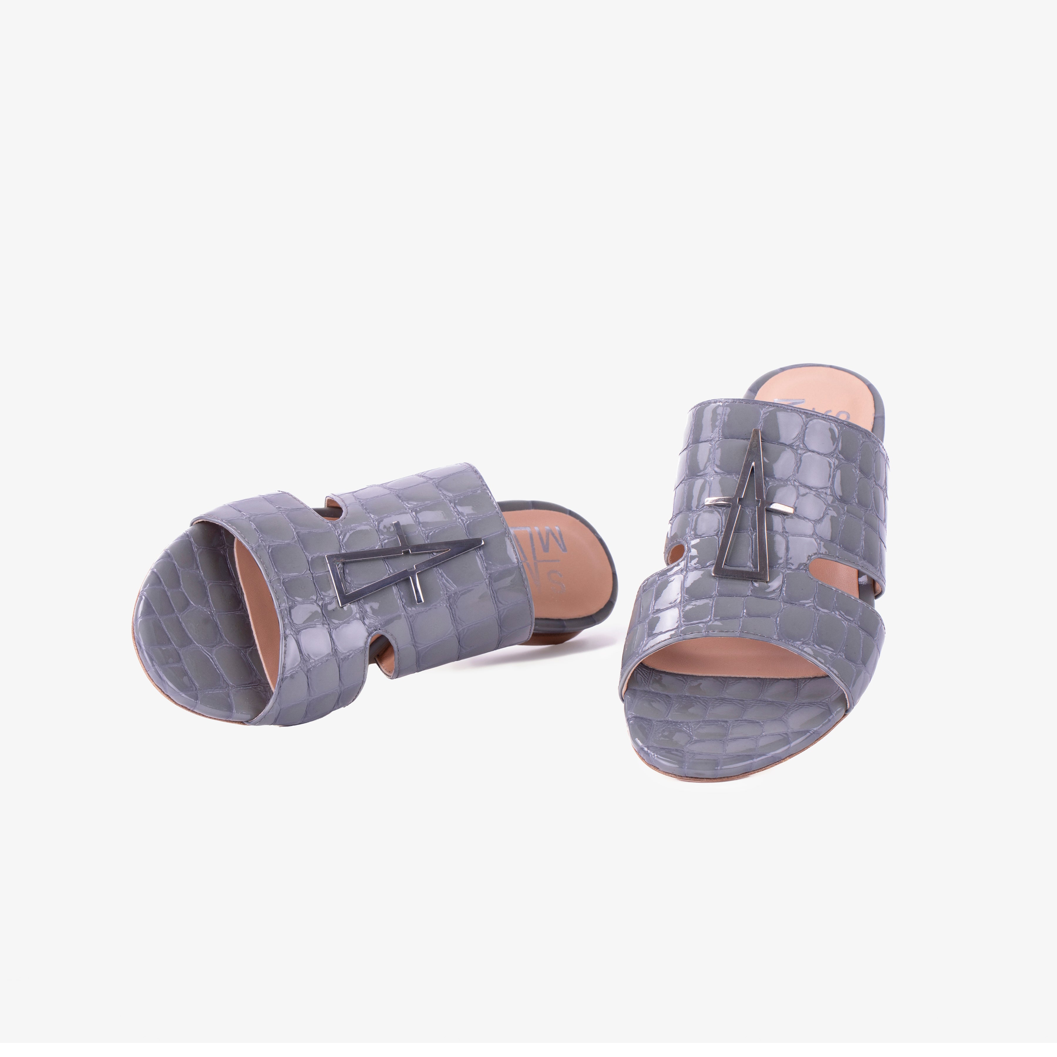 Grey Sandals Sarah Maier