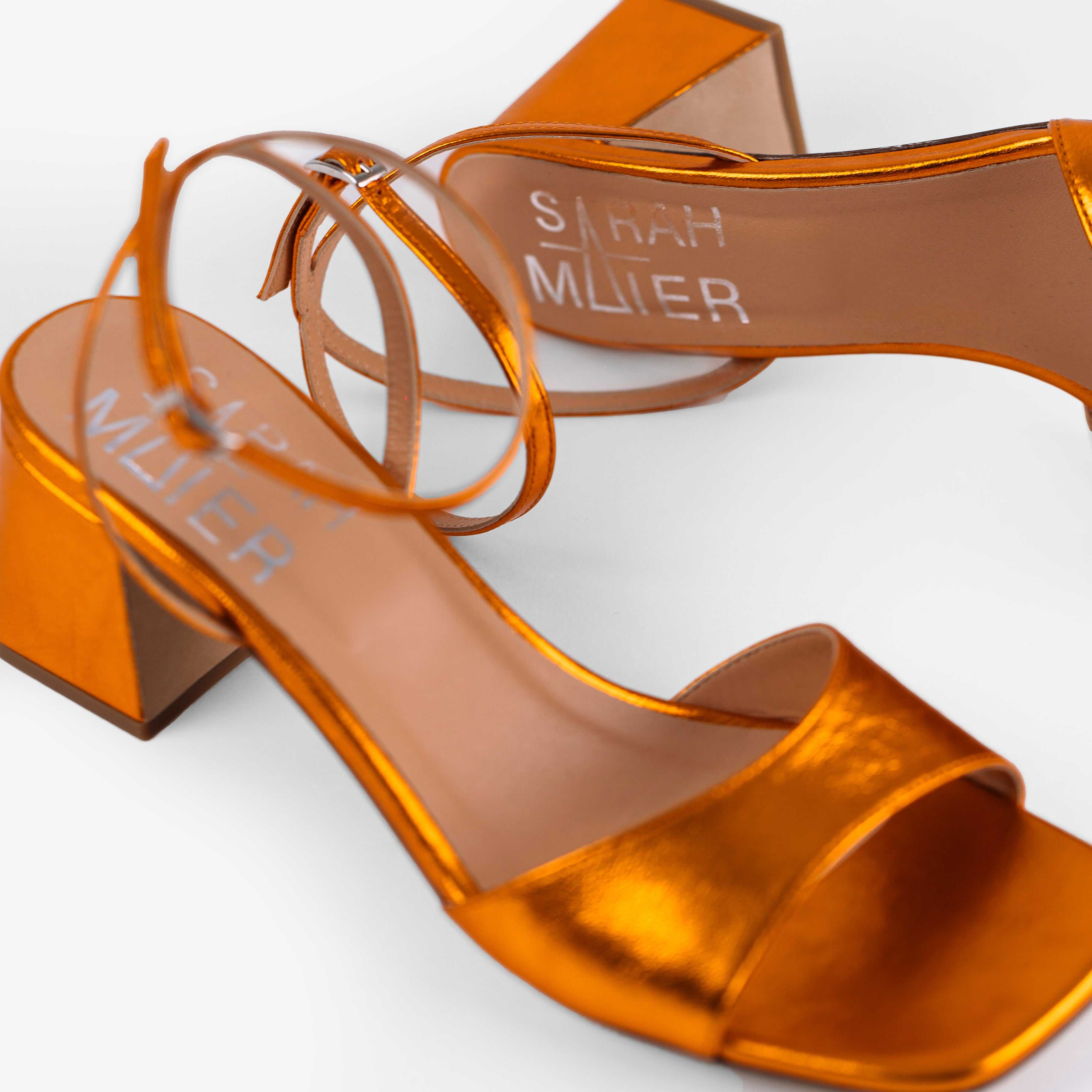 Cetus Orange Sandals Sarah Maier