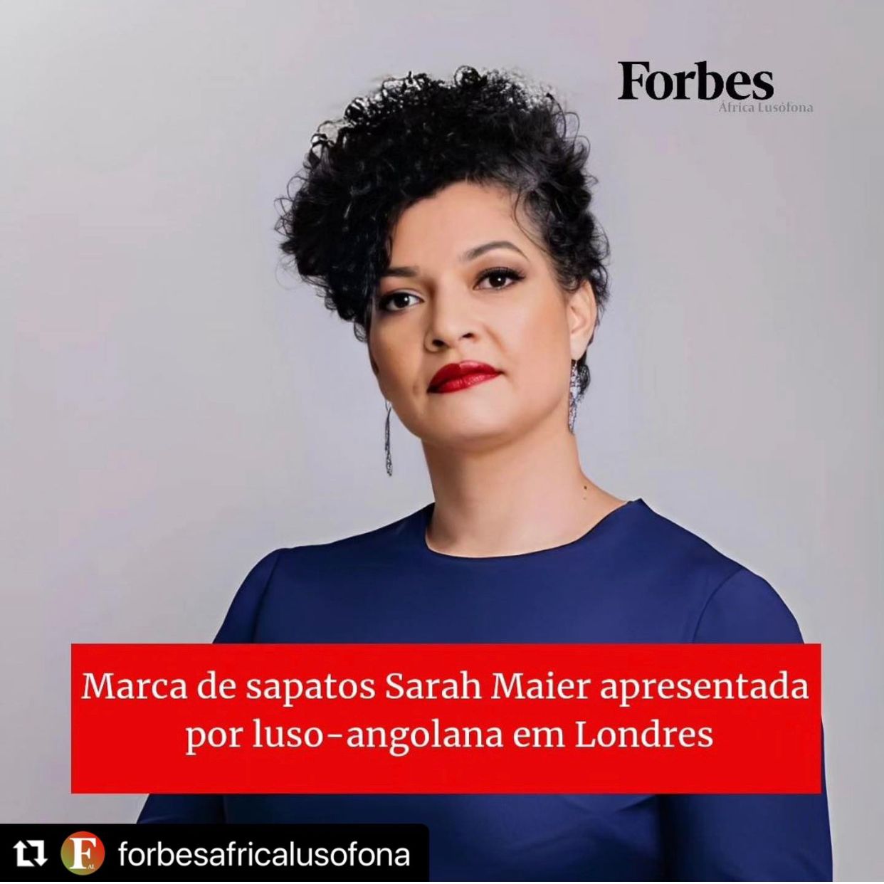 Marca de sapatos Sarah Maier apresentada por luso-angolana em Londres