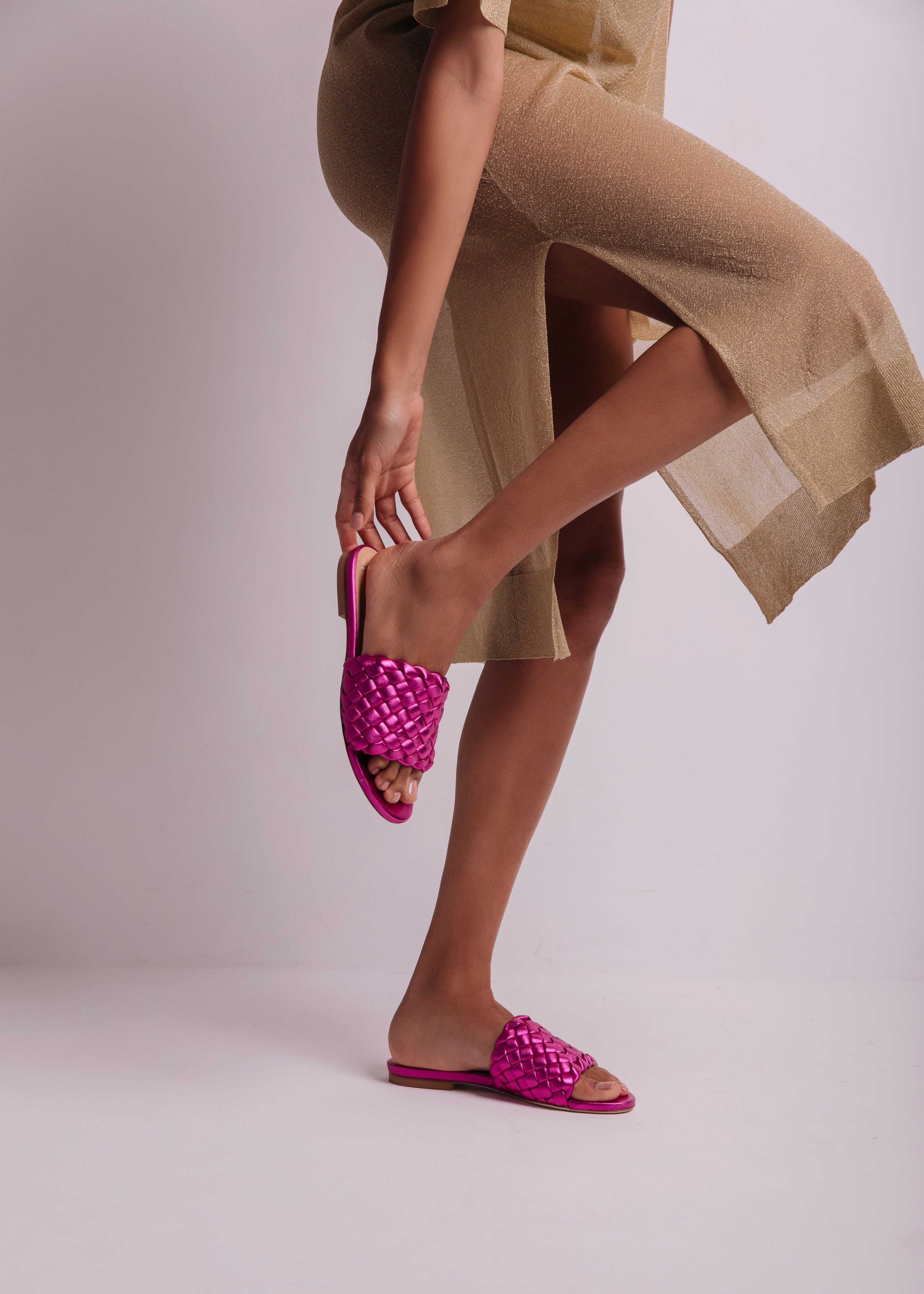 Fuchsia Sandals Sarah Maier