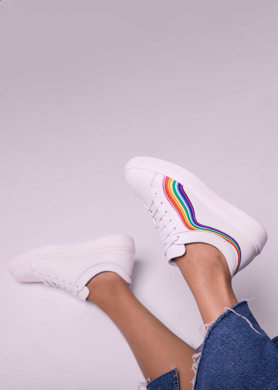 Load image into Gallery viewer, Rainbow Sneakers
