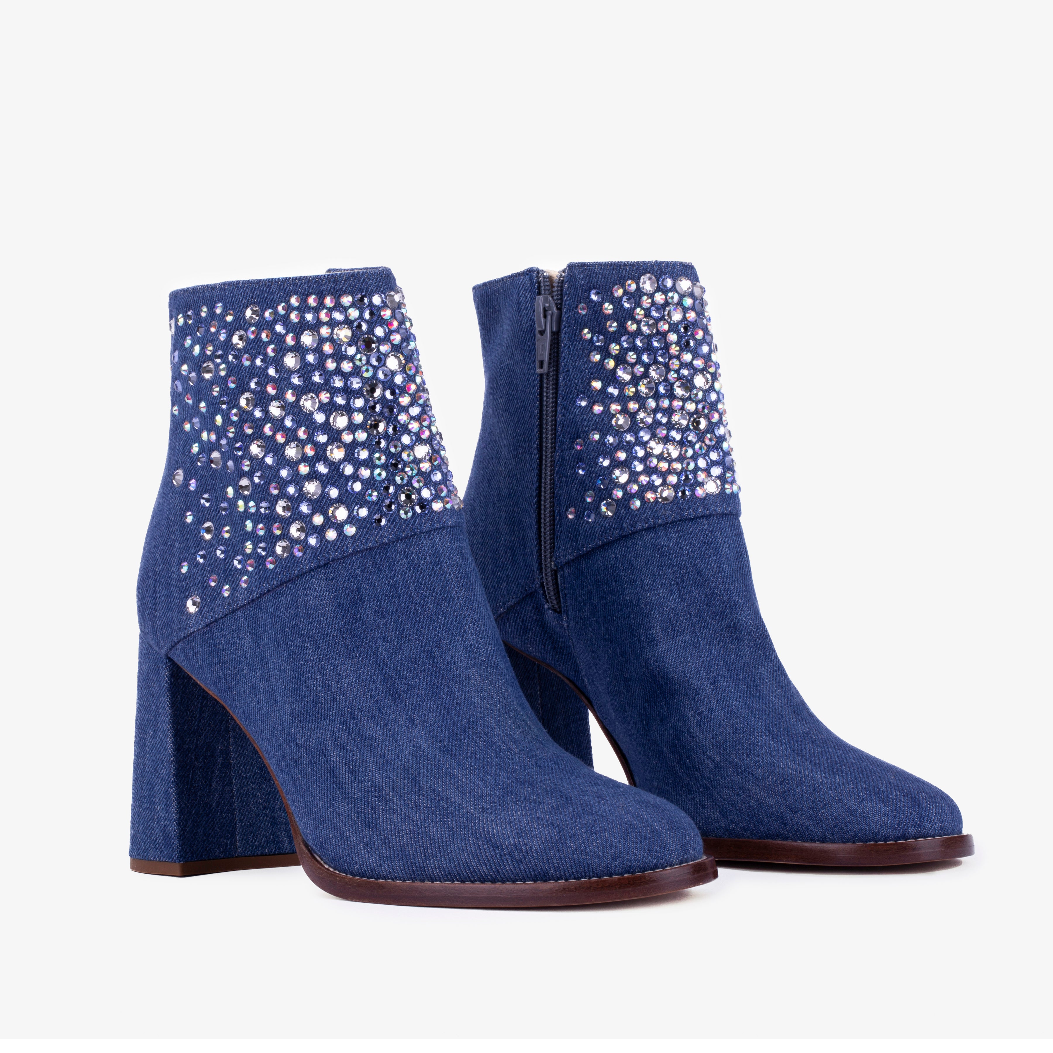 Denim Dark Boots Sarah Maier