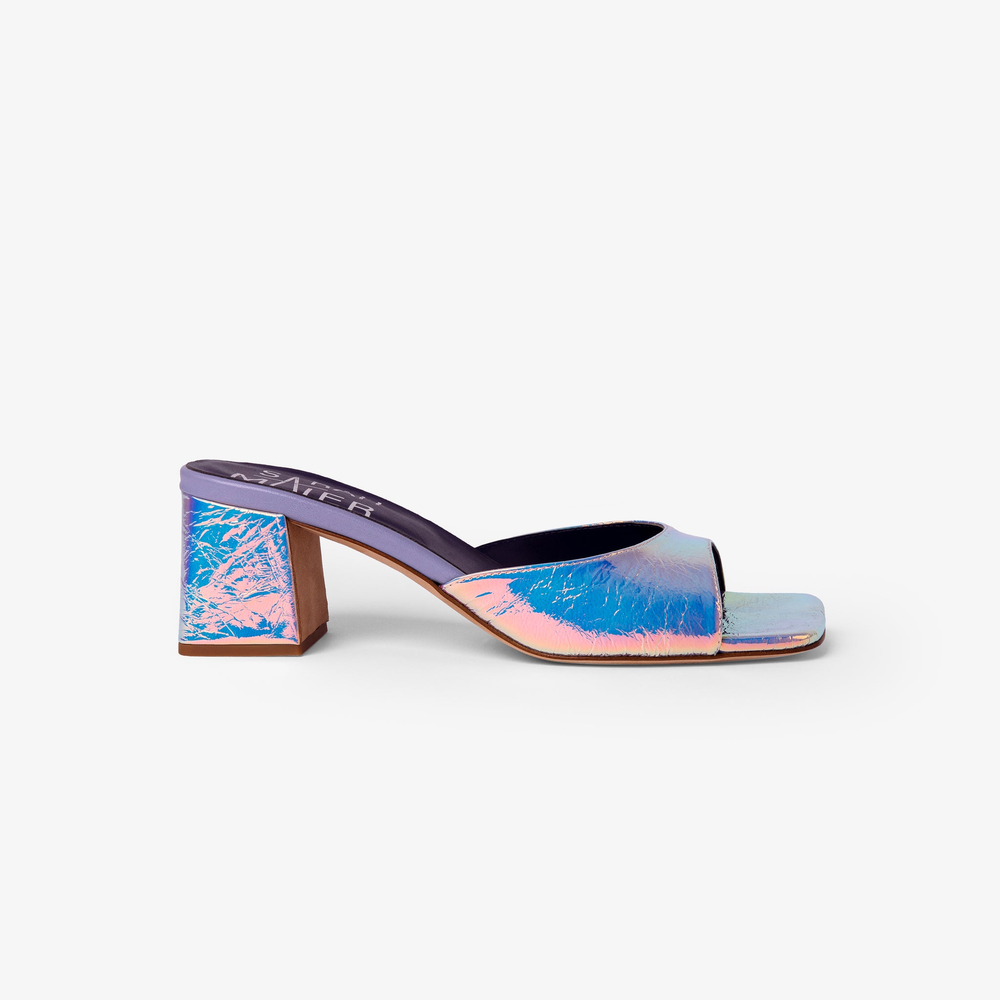 【COLOR iN ID】Urban Square Mule Sandals Square Toe Kitten Heel Mule Sandals | David's Bridal