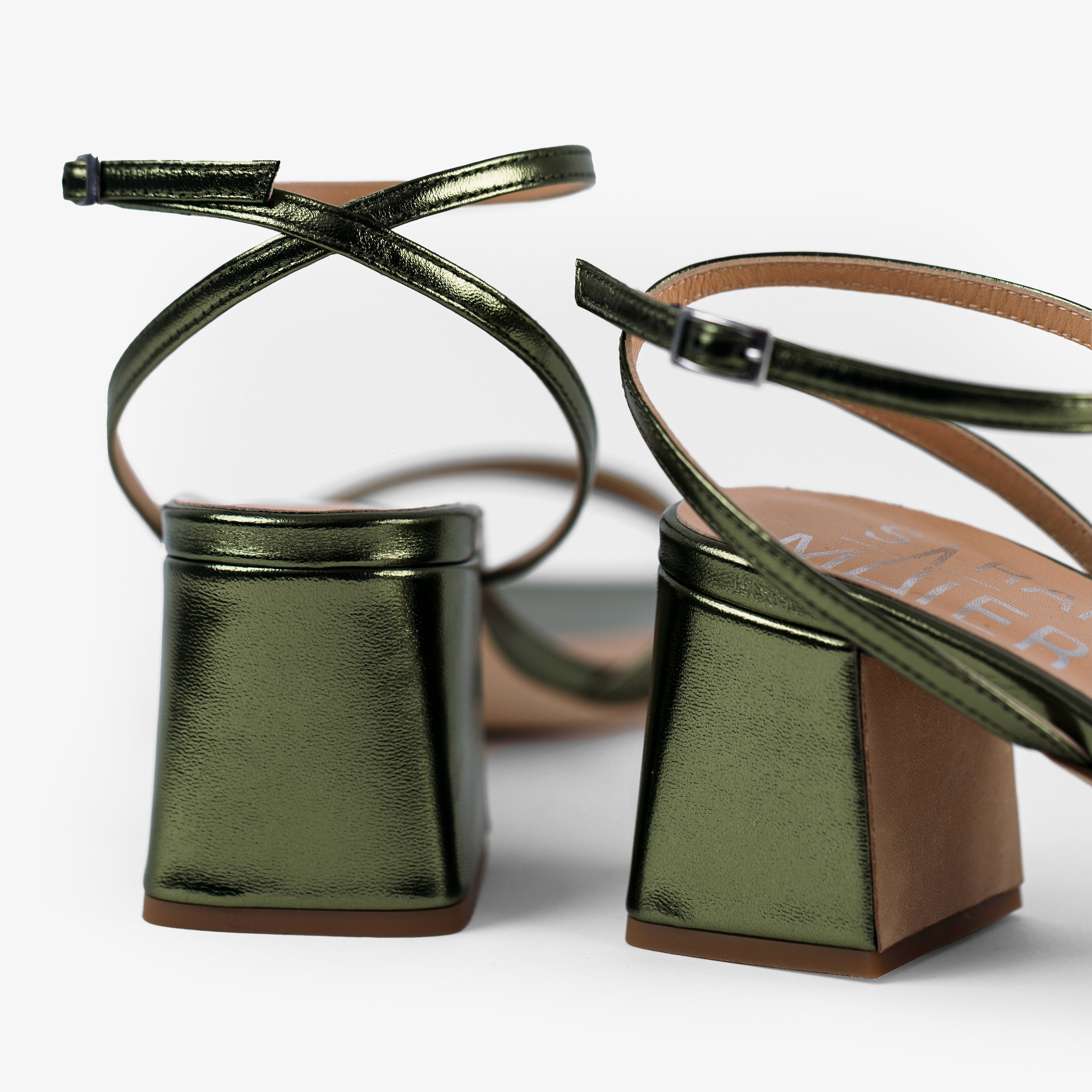 Vela Green Sandals Sarah Maier