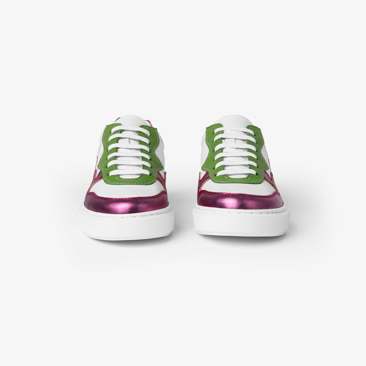 PINK AND GREEN SNEAKERS