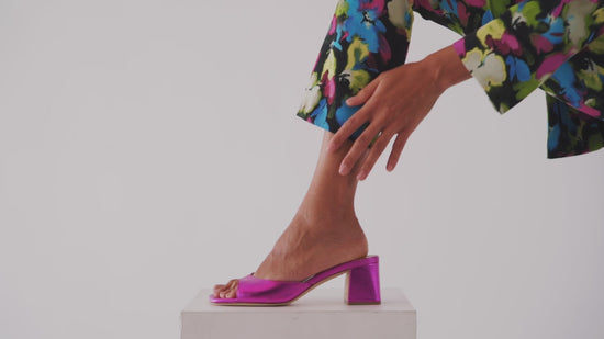 Load and play video in Gallery viewer, Eris Fuchisia Sandals

